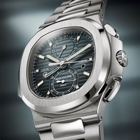 patek philippe nautilus gmt|nautilus travel time chronograph.